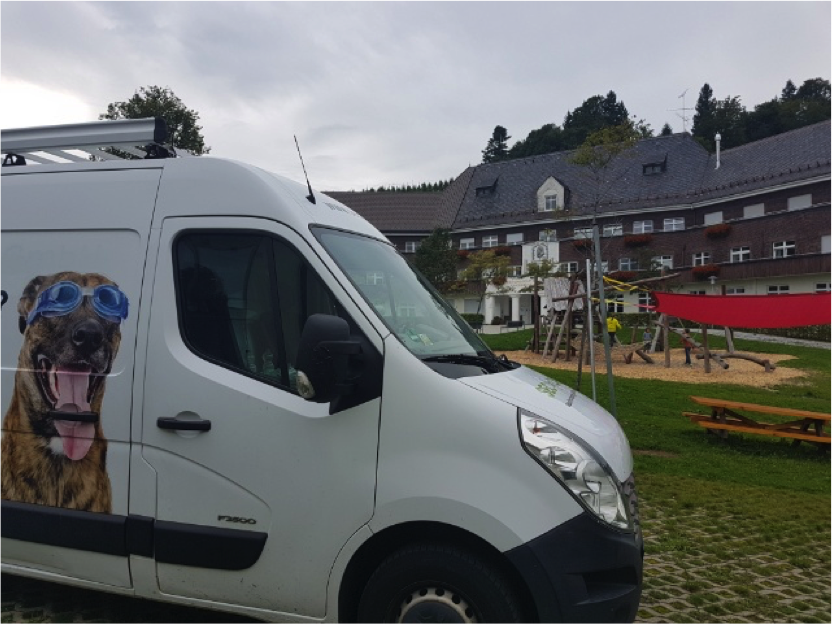 Trocknung Wasserschaden in Klinikgebäude in Scheidegg